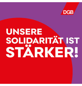 Aufkleber „Unsere Solidar…