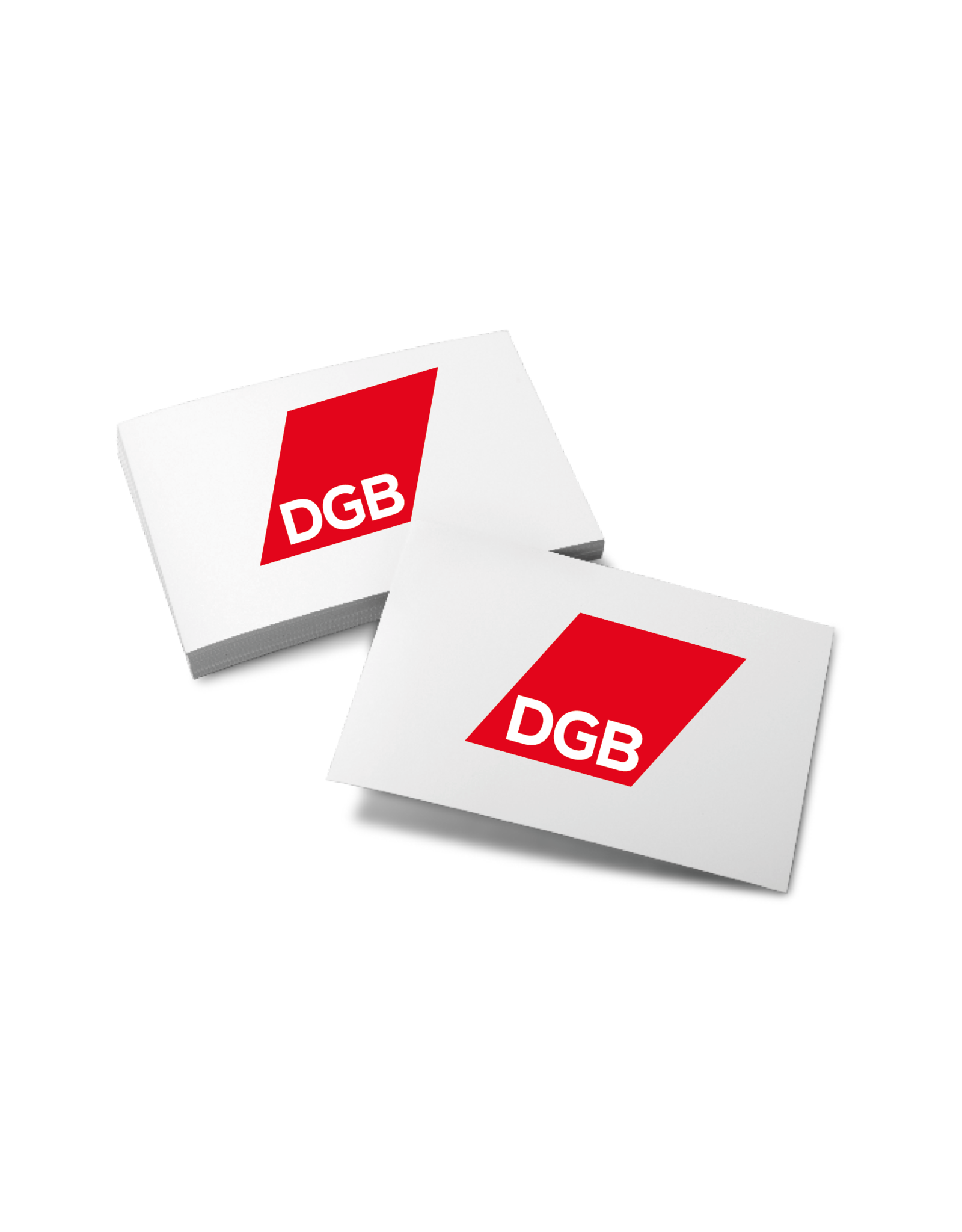 Moderationskarten mit DGB Logo