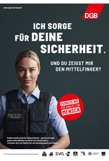 Plakat Motiv "ICH SORGE FÜR DEINE SICHERHEIT…" verschiedene Formate