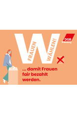 Postkarten-Set zur Europawahl, Landtags- und Kommunalwahl „Frauen wählen! …damit…“