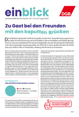 Zeitung einblick Juli/August 07+08/2024