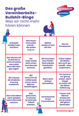 Das große Vereinbarkeits-Bullshit-Bingo