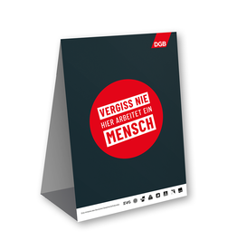 Tischaufsteller DGB - WEI…