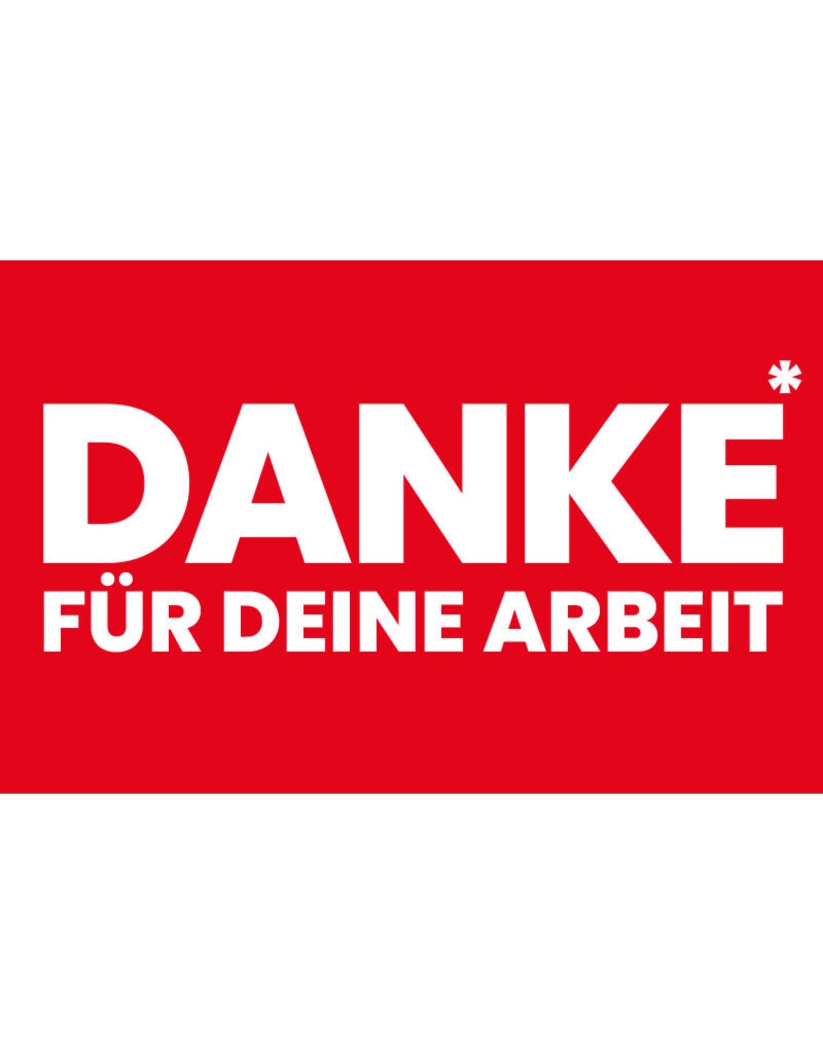 Tarifwende „DANKE-Kärtchen“