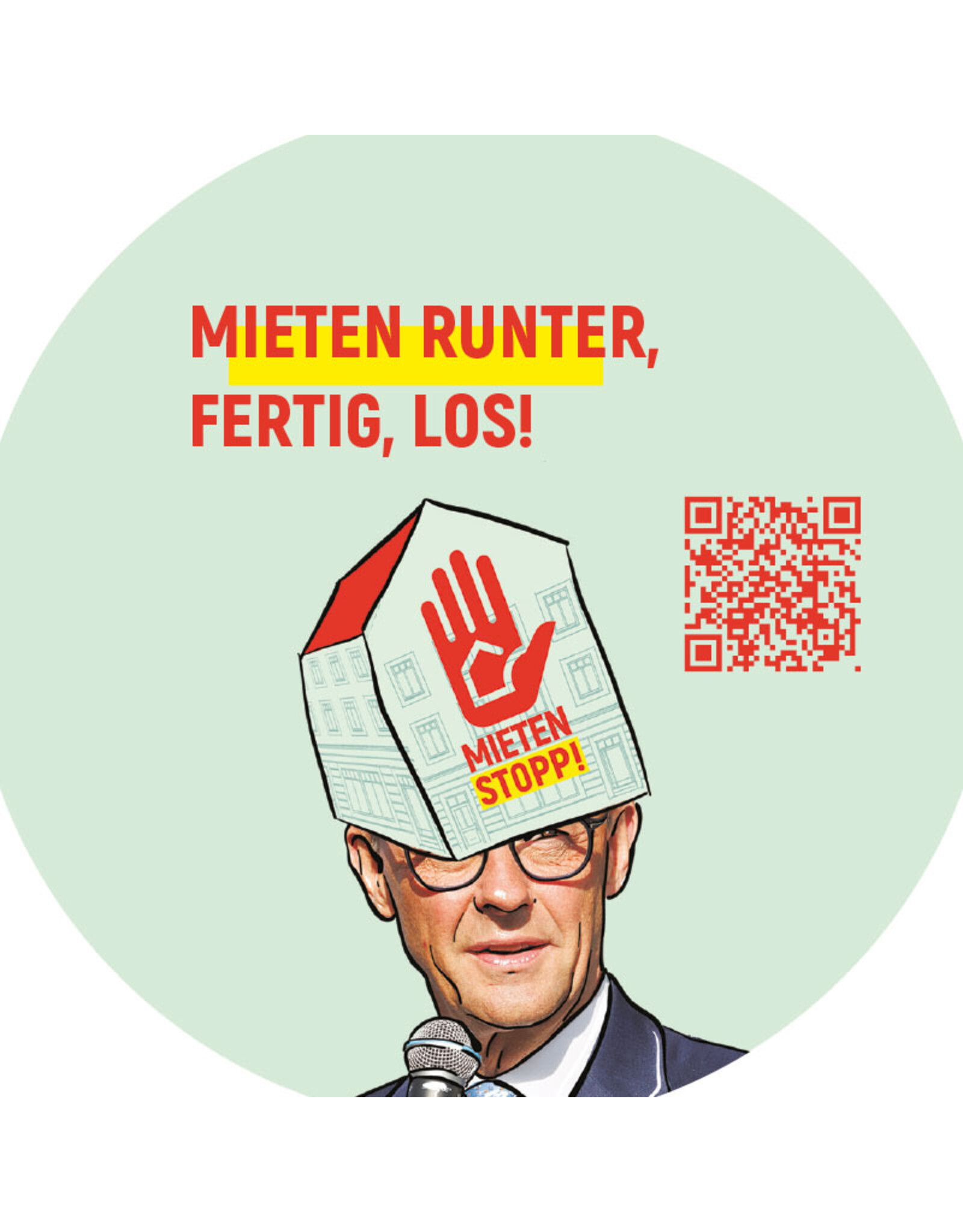 Mietenstopp Sticker