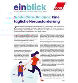 Zeitung einblick Juli/August 07+08/2025