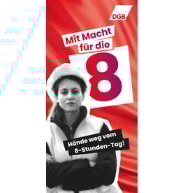 Flyer „Mit Macht für die …