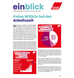 Zeitung einblick Oktober 10/2025
