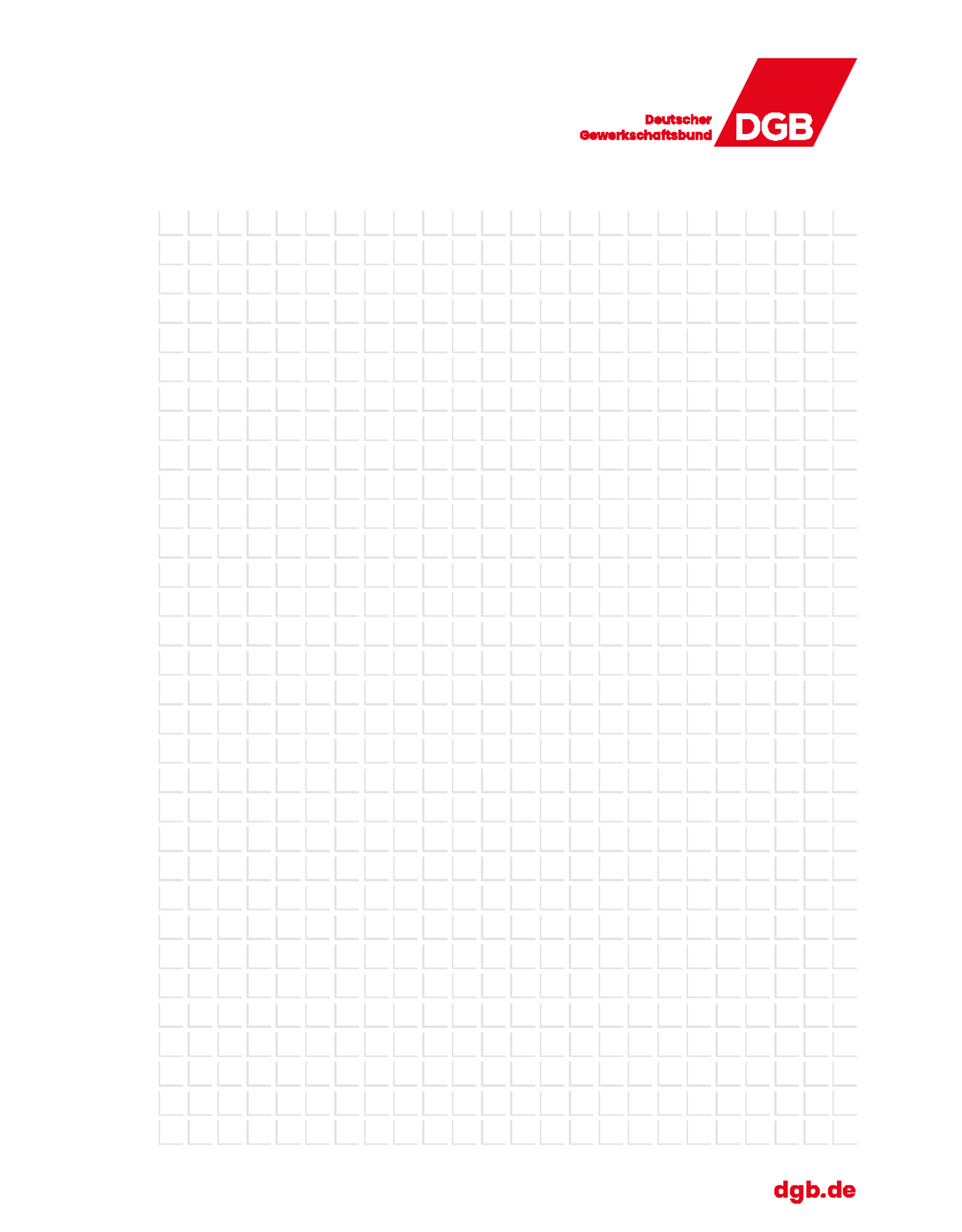 Exklusiv für DGB Hauptamtliche: DGB-Schreibblock (DIN A5)