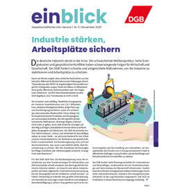 Zeitung einblick  November 11/2025