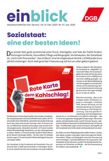 Zeitung einblick Dezember/Januar 11/2025  01/2026