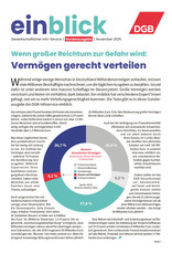 Zeitung einblick Sonderausgabe November 2025