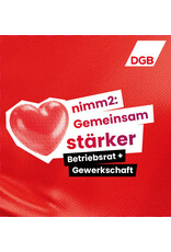 Exklusiv für DGB und Mitgliedsgewerkschaften: Bonbons „nimm2: Gemeinsam stärker.“