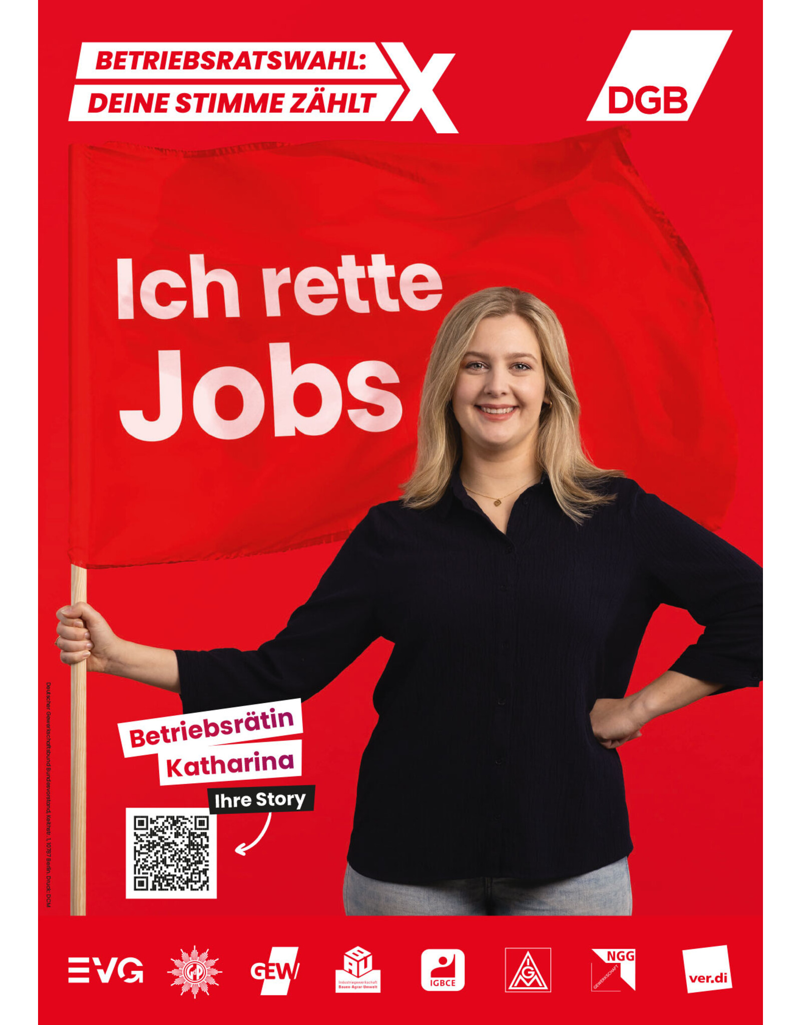 Plakat Katharina (IG Metall)