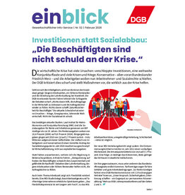 Zeitung einblick Februar 02/2026