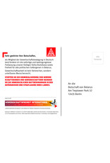 Postkarte Freiheit für Volha Brytsikava