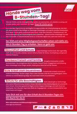 Flugblatt „Mit Macht für die 8“