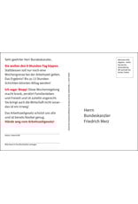 Postkarte „Mit Macht für die 8“