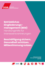 Betriebliches Eingliederungsmanagement – Handlungshilfe für Interessenvertretungen