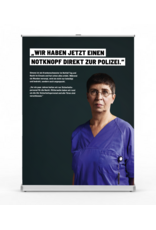 Ausstellung als Rollup im Format 150 x 200 cm