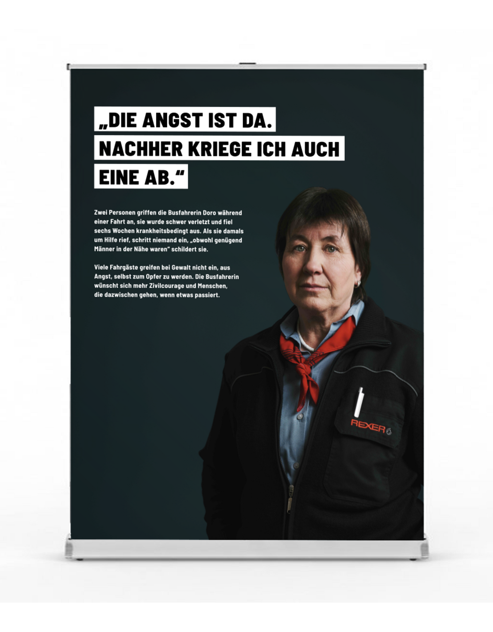 Ausstellung als Rollup im Format 150 x 200 cm