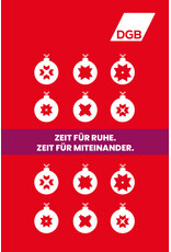 Weihnachtskarte „Zeit für Ruhe“ inkl. Umschlag