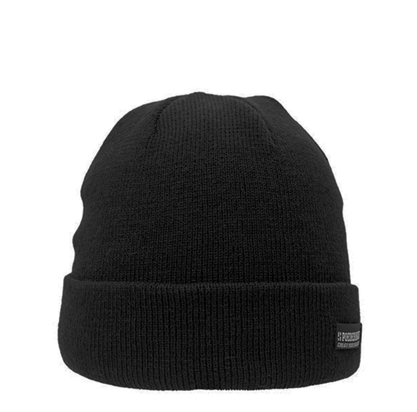 Natural Basic Beanie- Black