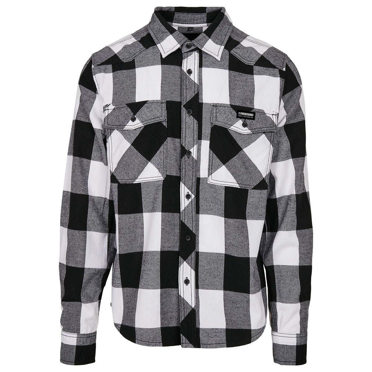 Flannel Shirt Wit/Zwart