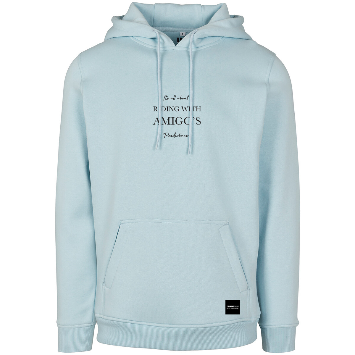 Riding With Amigo's Hoodie - Light Blue