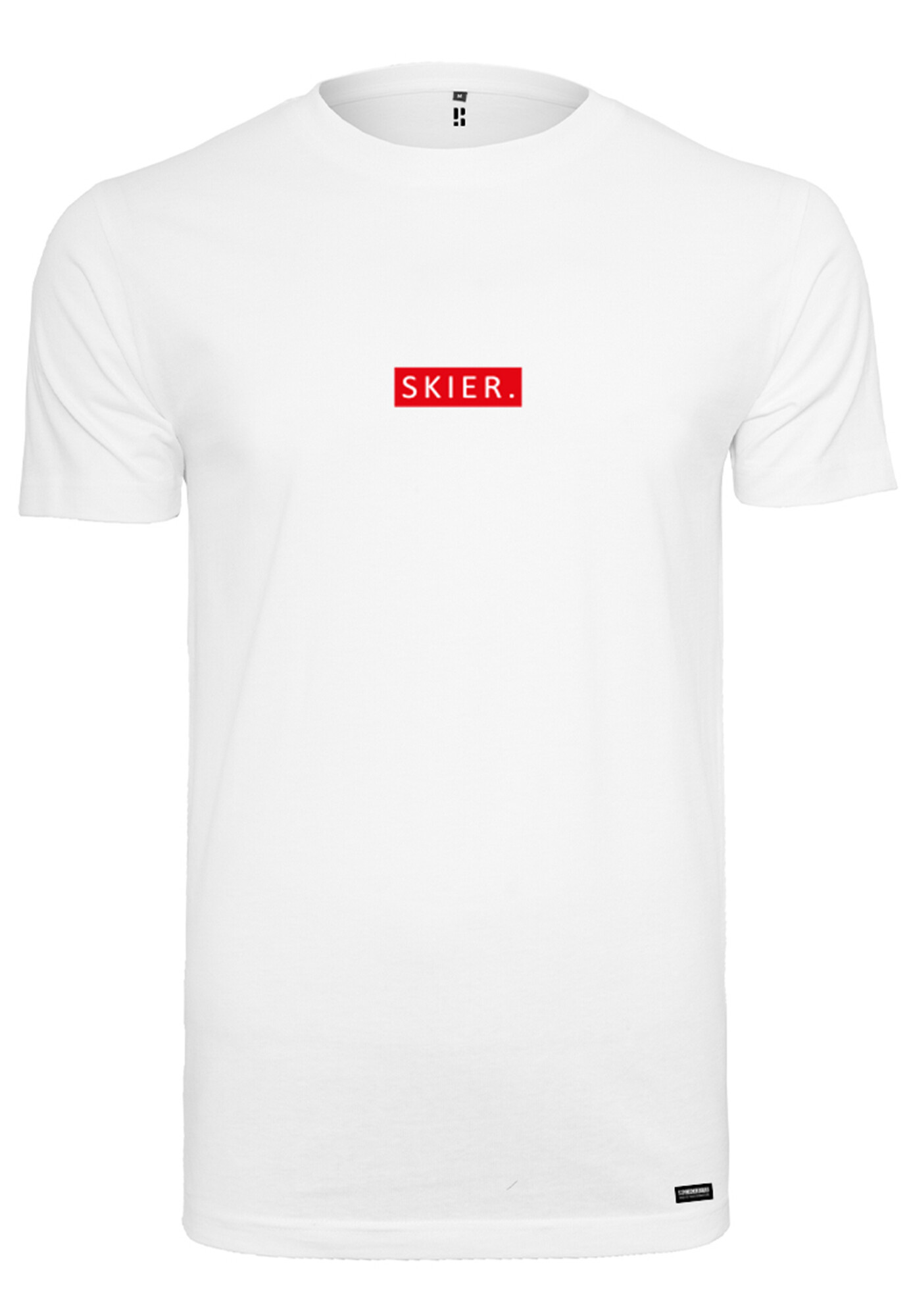 SKIER. T-shirt - White/Red