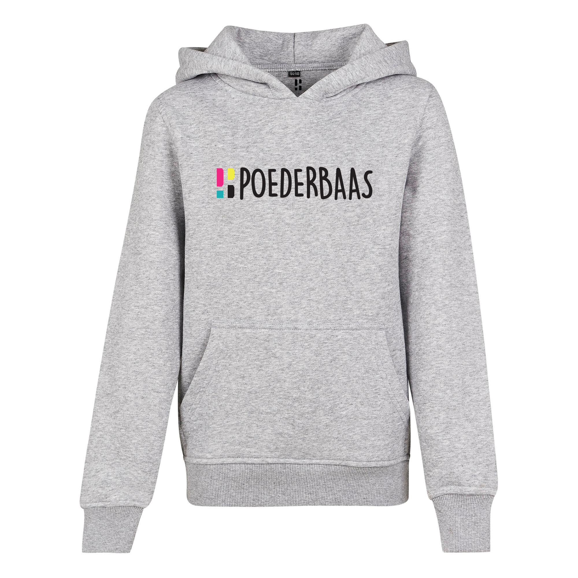 Kids Hoodie Poederbaas - Gray