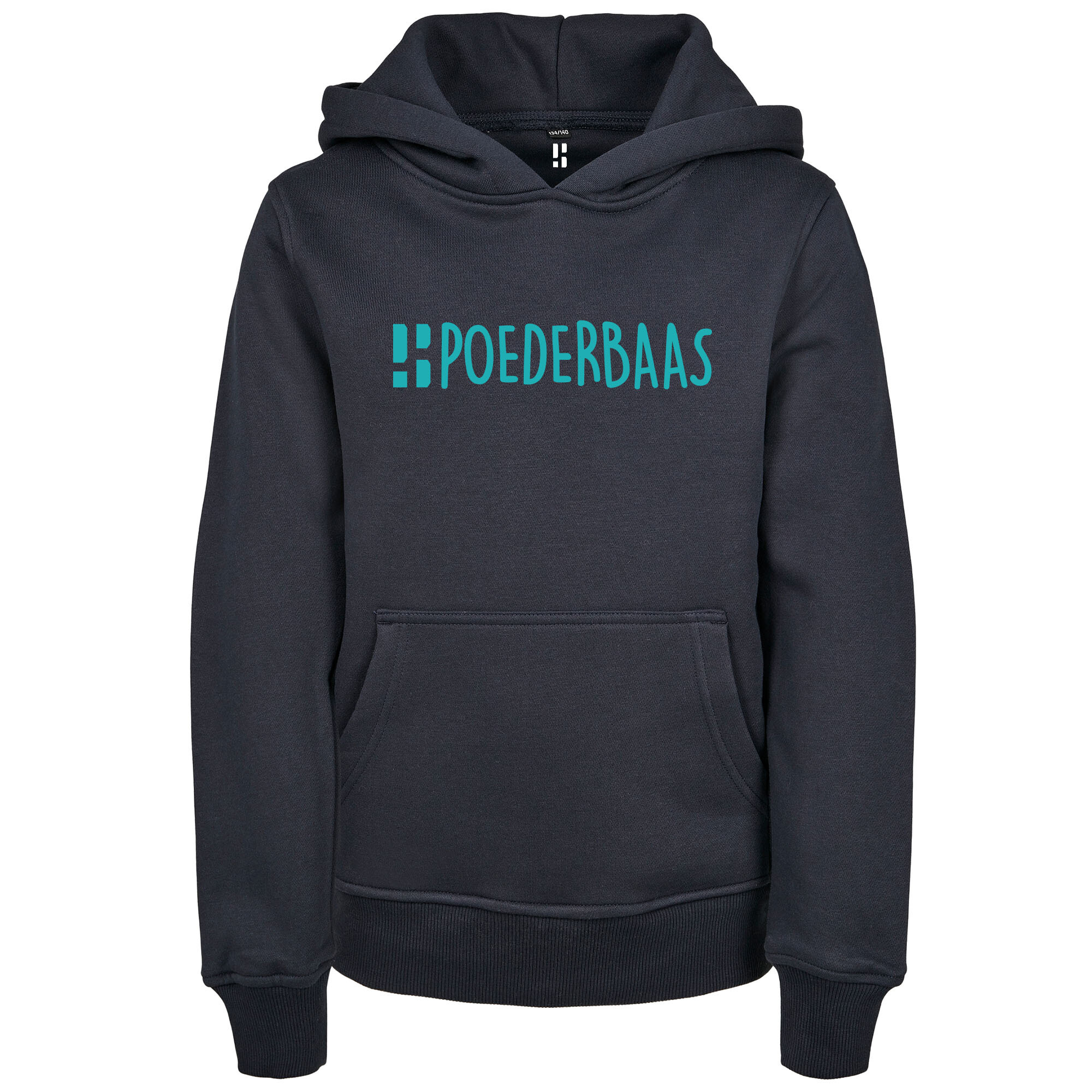 Kids Hoodie Poederbaas - Navy/Blue