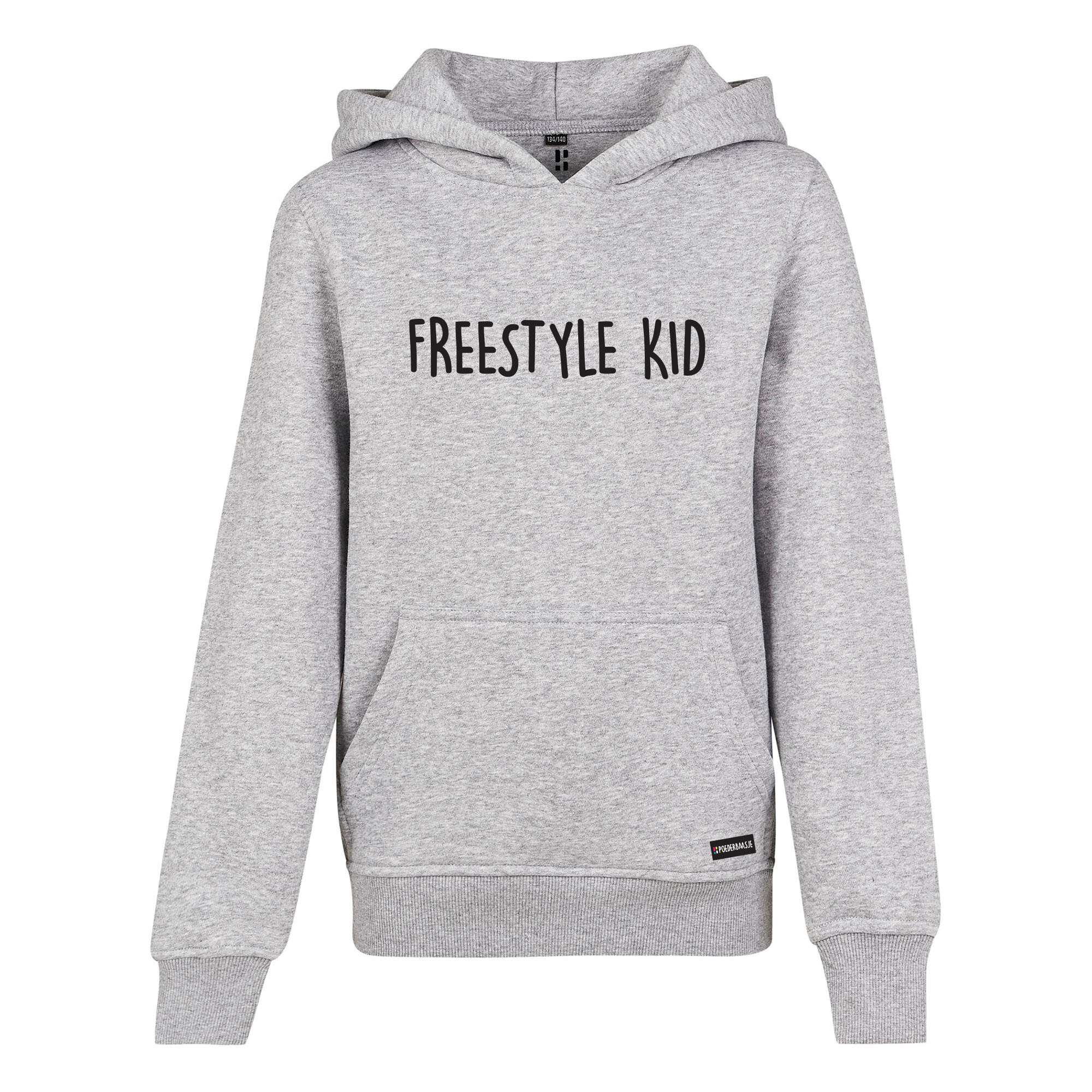 Kids Hoodie Freestyle Kid - Gray