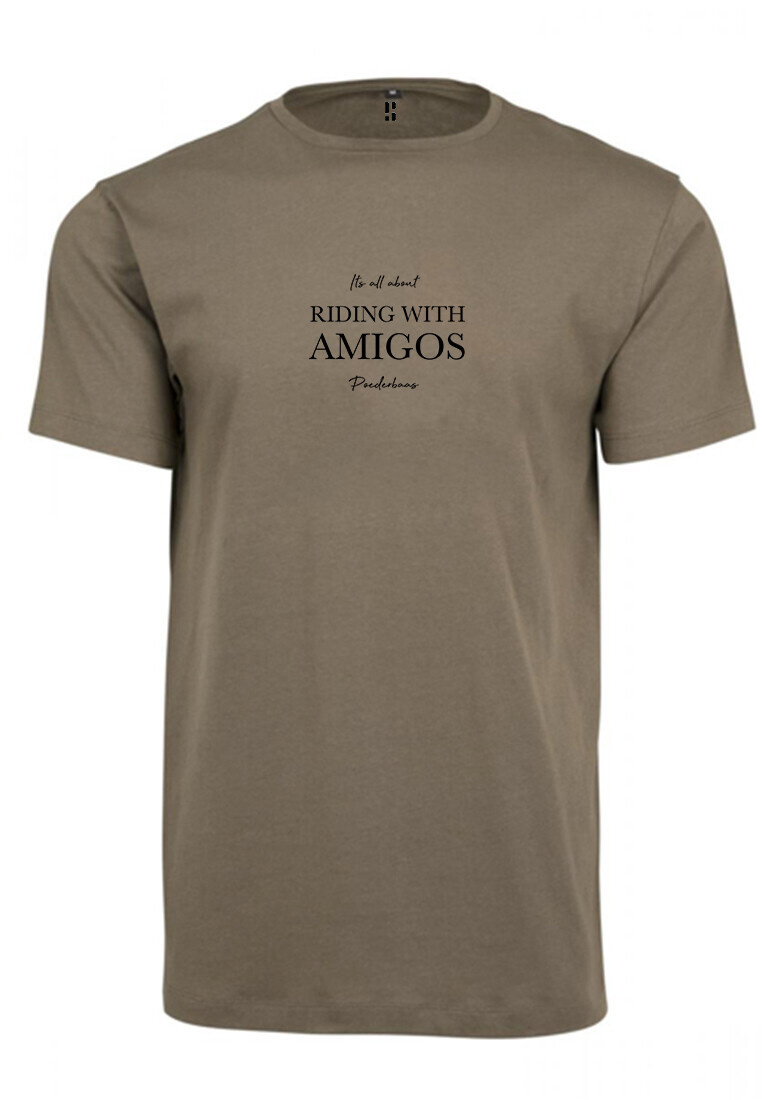 Riding With Amigo's T-shirt - Green