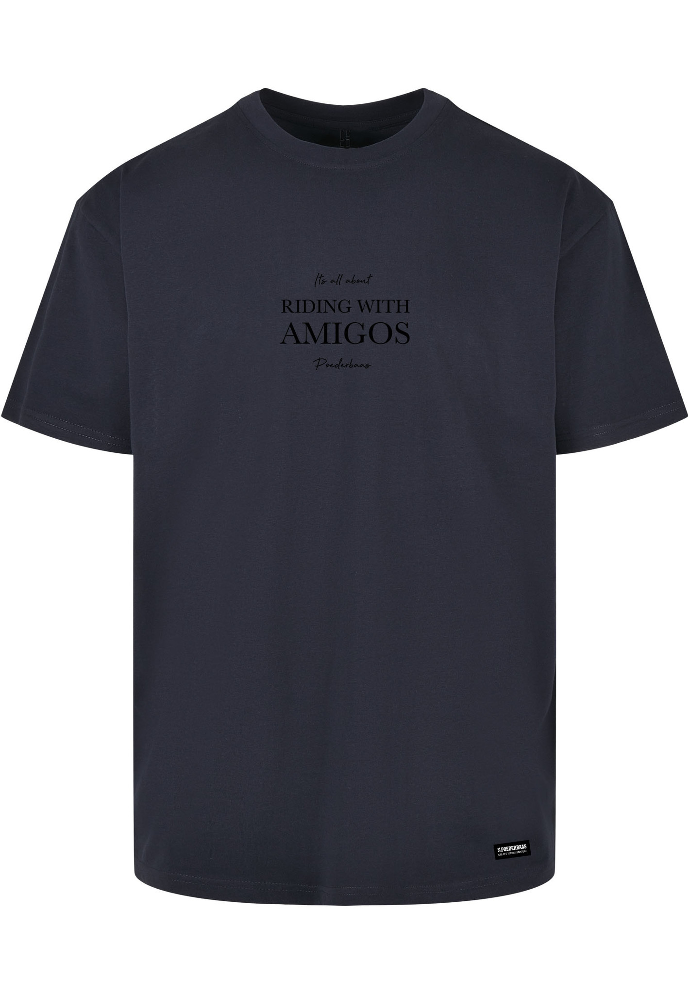 Riding with Amigo's T-shirt - Navy