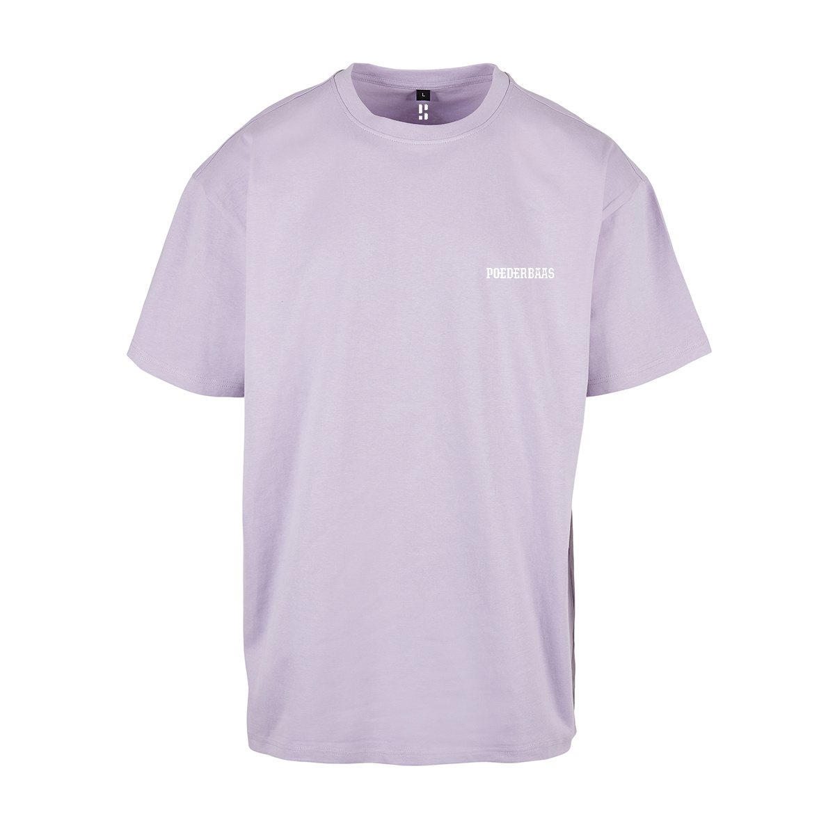 Poederbaas T-Shirt - Lilac Purple (Geborduurd)