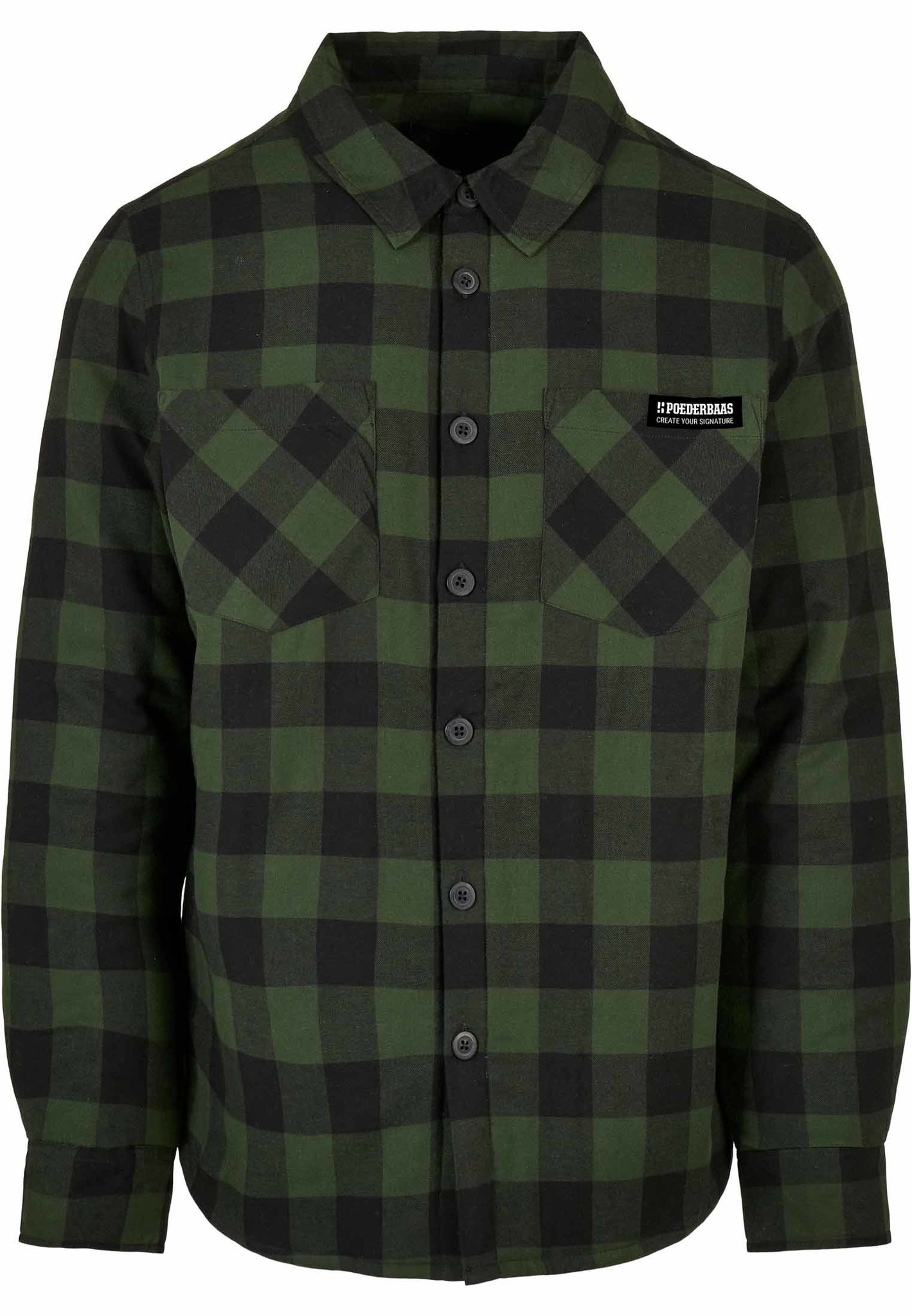 Padded Flanel Shirt - Black Forest