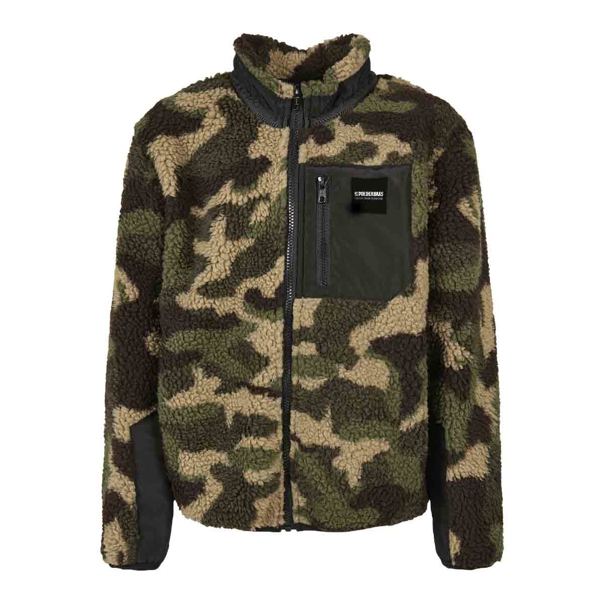 Kids Sherpa Jacket - Camo