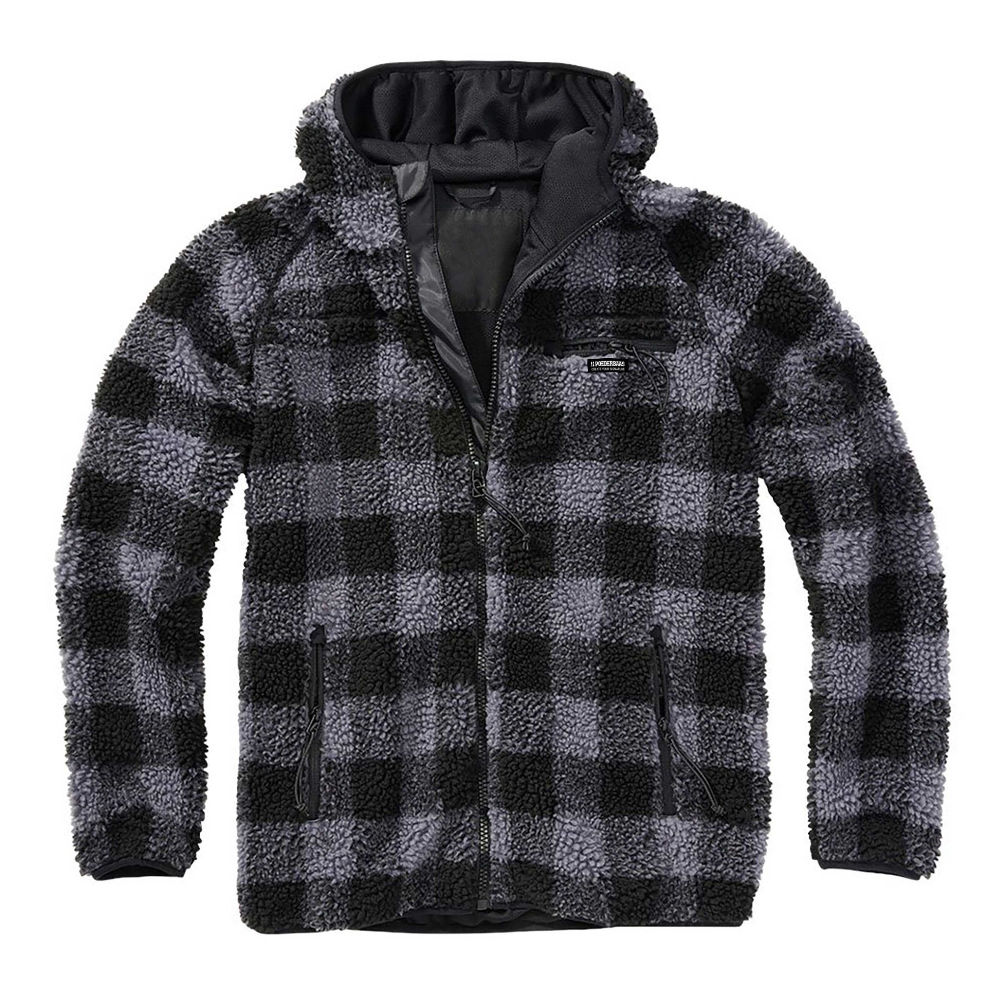 Sherpa Worker Jacket - Black/Gray