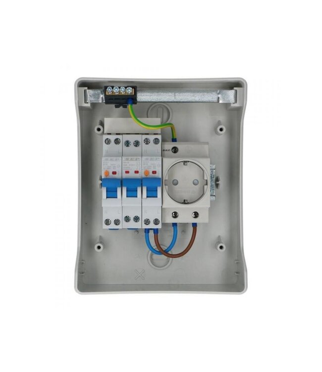 PV Verdeler 1 x stopcontact (Splitsen bv. wasmachinegroep)
