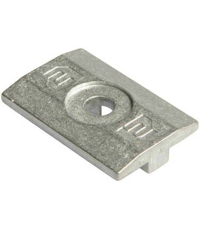 Clickfit Clickfit Tussenklem - Aluminium ( per 5 stuks )