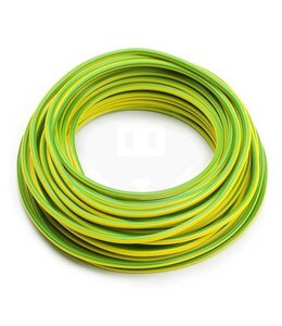 Aardekabel 6mm2 (geel/groen) - 20 meter