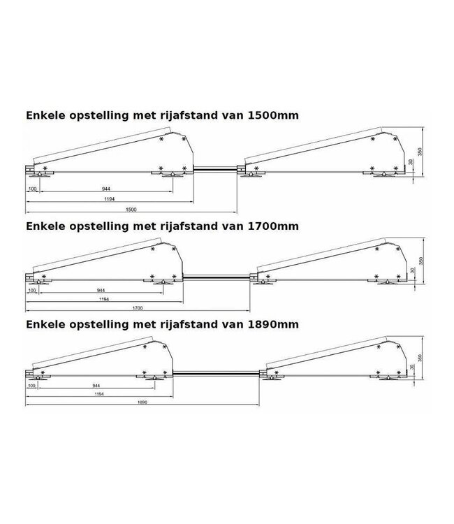 Flatfix Flatfix Fusion Complete Montageset - 4 rijen zonnepanelen (Zuid)