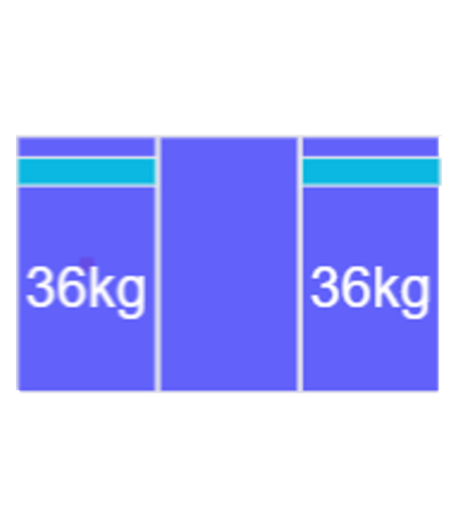 SolarStell Solarstell Connect Montageset - Voor 3  panelen  (Portrait - Zuid)