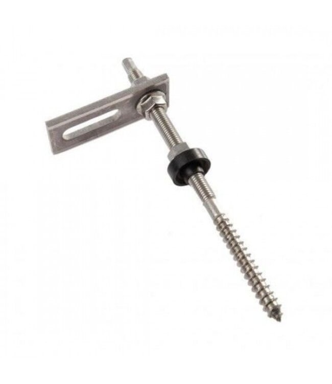 Clickfit Stokschroef M10 x 200 met strip (per stuk)