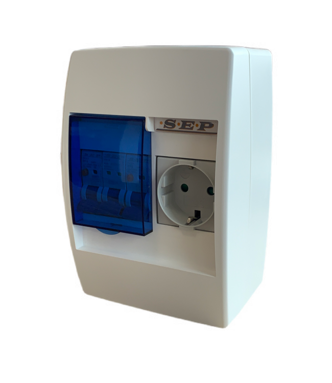 PV Verdeler 1 x stopcontact (Splitsen bv. wasmachinegroep)