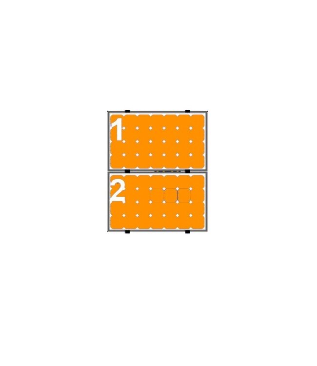 Clickfit 2 Panelen Landscape - Clickfit Evo Grijs Montageset zonnepanelen voor pannendak