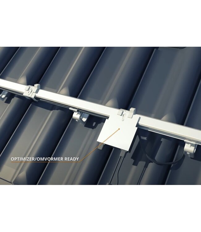 Clickfit 4 Panelen Landscape - Clickfit Evo Grijs Montageset zonnepanelen voor pannendak