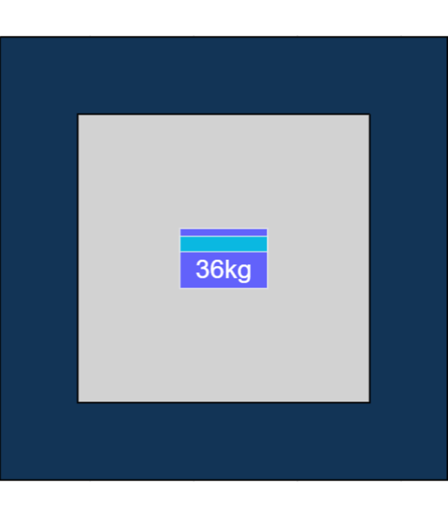 Blubase Blubase Connect Montageset - Voor 1  paneel Landscape