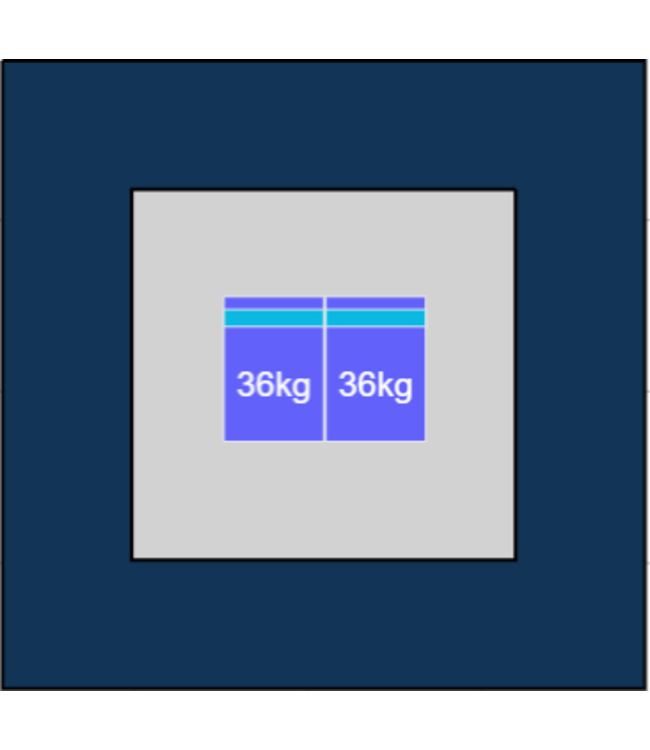 Blubase Blubase Connect Montageset - Voor 2  panelen Portrait